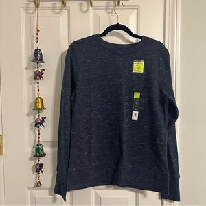 NWT Tek Gear- Men’s Crewneck Navy Sweatshirt, Medium